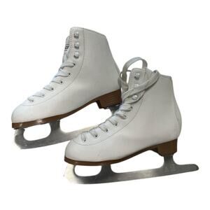 Softskate By Jackson Womens White Size 10